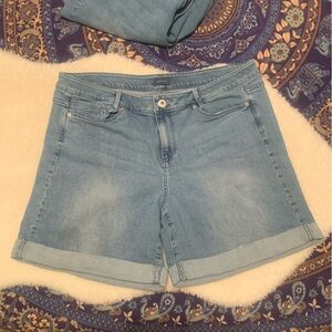 J. Jill Light Blue Denim Shorts